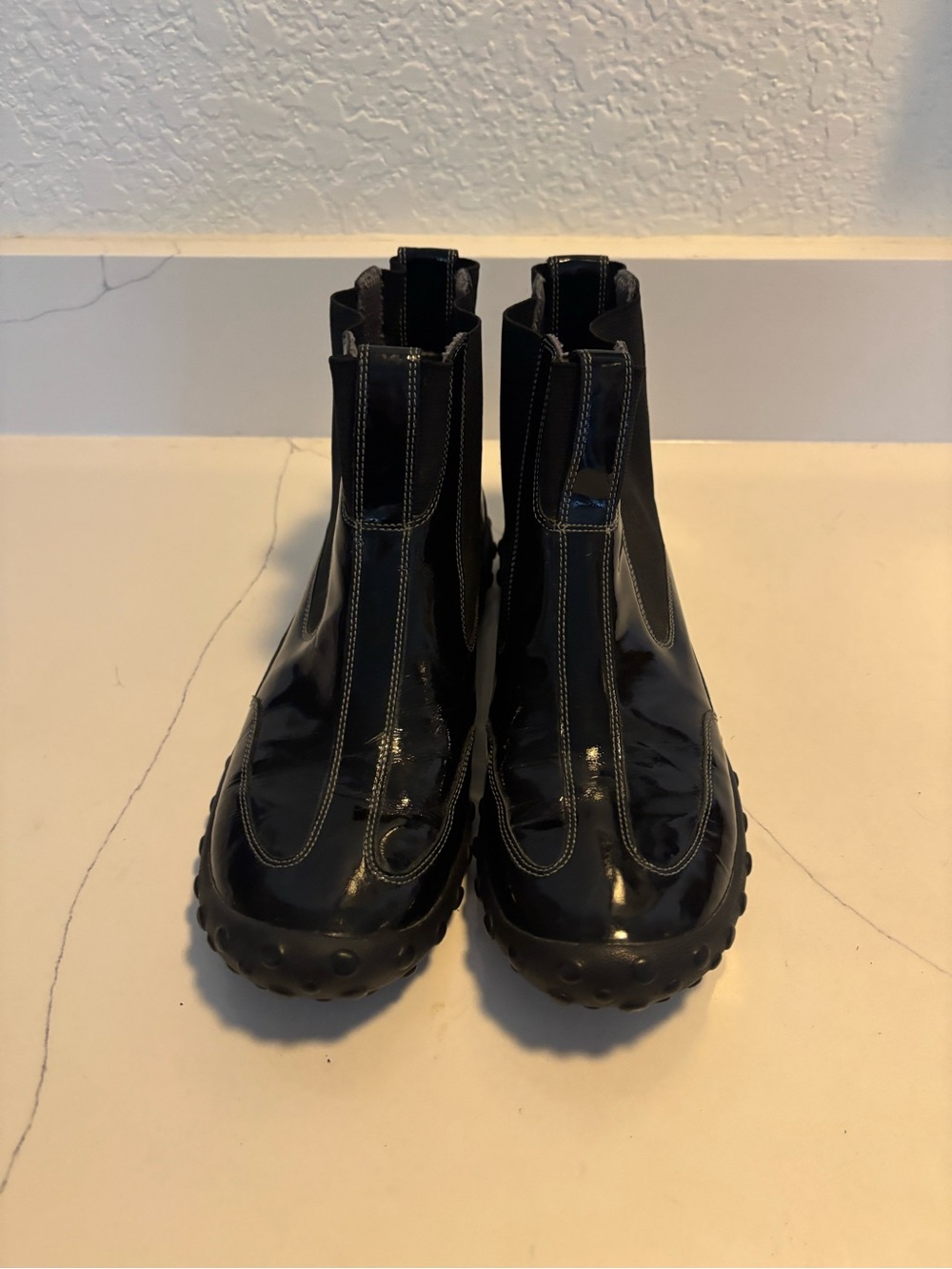 Cole Haan Air G Series Ankle Boots Booties Shoes Womens Size 7.5 Black Patent